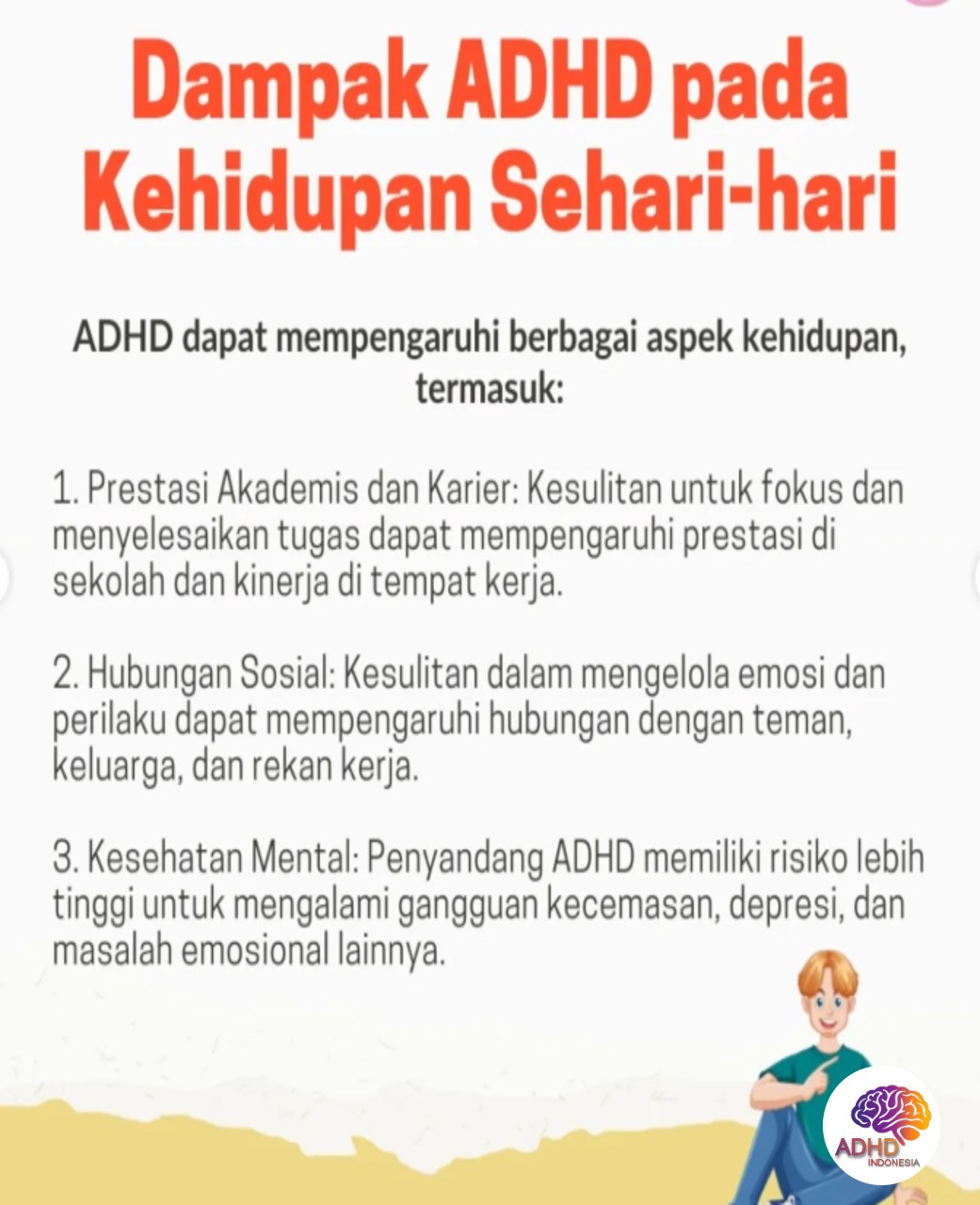 ADHD dan Hubungan Sosial Anak di Lingkungan Sekolah di Kota Sungai Penuh