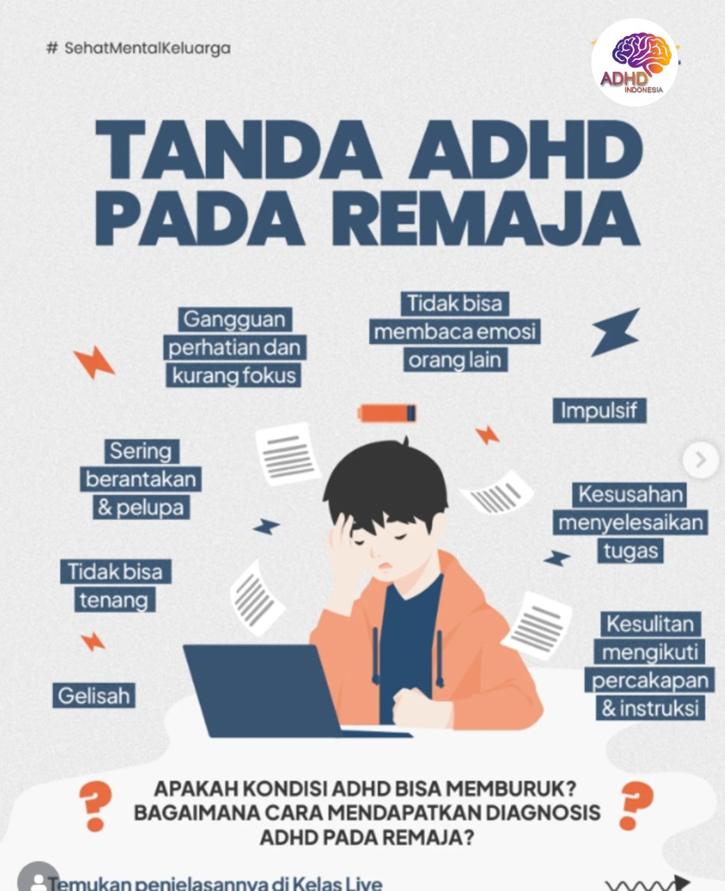 Screening ADHD Non-Diagnostik: Edukasi Awal bagi Orang Tua di Kota Sungai Penuh